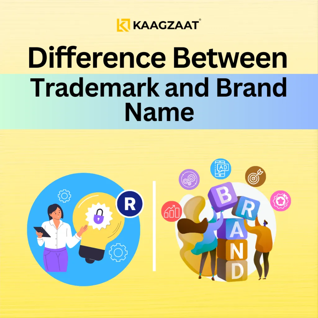 Difference between trademark and brand name
