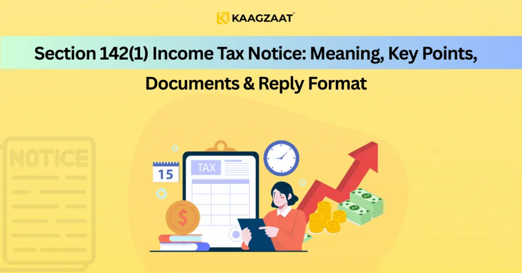 Section 142(1) Income Tax Notice